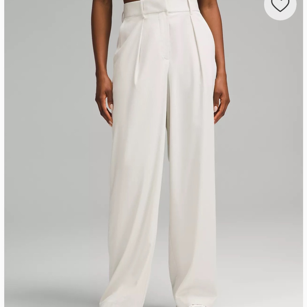 NWT Lululemon Pleat-Front High-Rise Trouser size 8